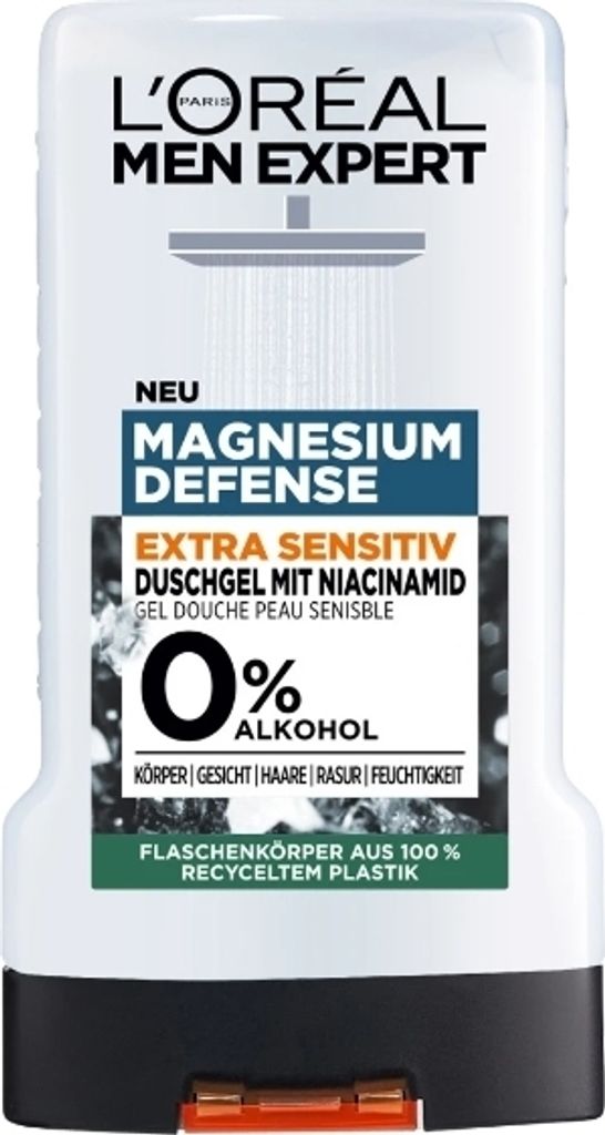L'Oreal Men Expert Żel pod prysznic Magnesium Defense, 250 Zdjęcie produktu 