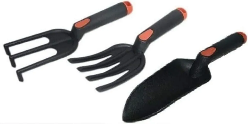 BradasKT-YG565 Set di attrezzi da giardino Bradas, 3 pezzi, in fibra di vetro