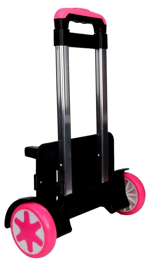 Rucksack Trolley, Trolley mit Rollen, Rucksack Handwagen, Teleskopstange, Gepäckwagen, Reisewagen für Rucksack Boxen, Rucksack, FRAUEN