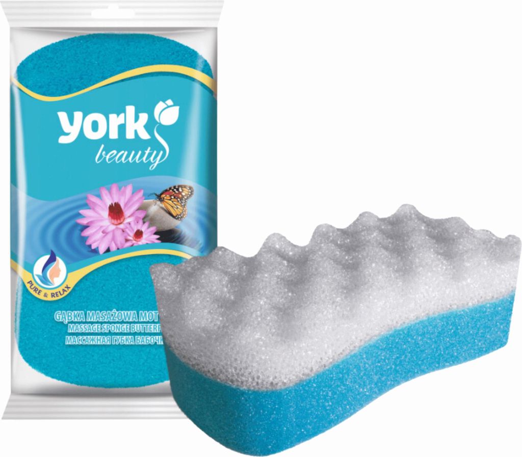 Spugna da massaggio York Butterfly Immagine del prodotto 