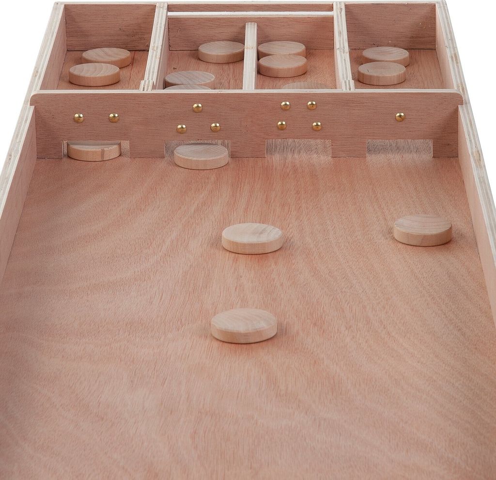 shuffleboard aus Holz 200 x 41 x 7,5 cm Holz 30 Scheiben Produktbild 7