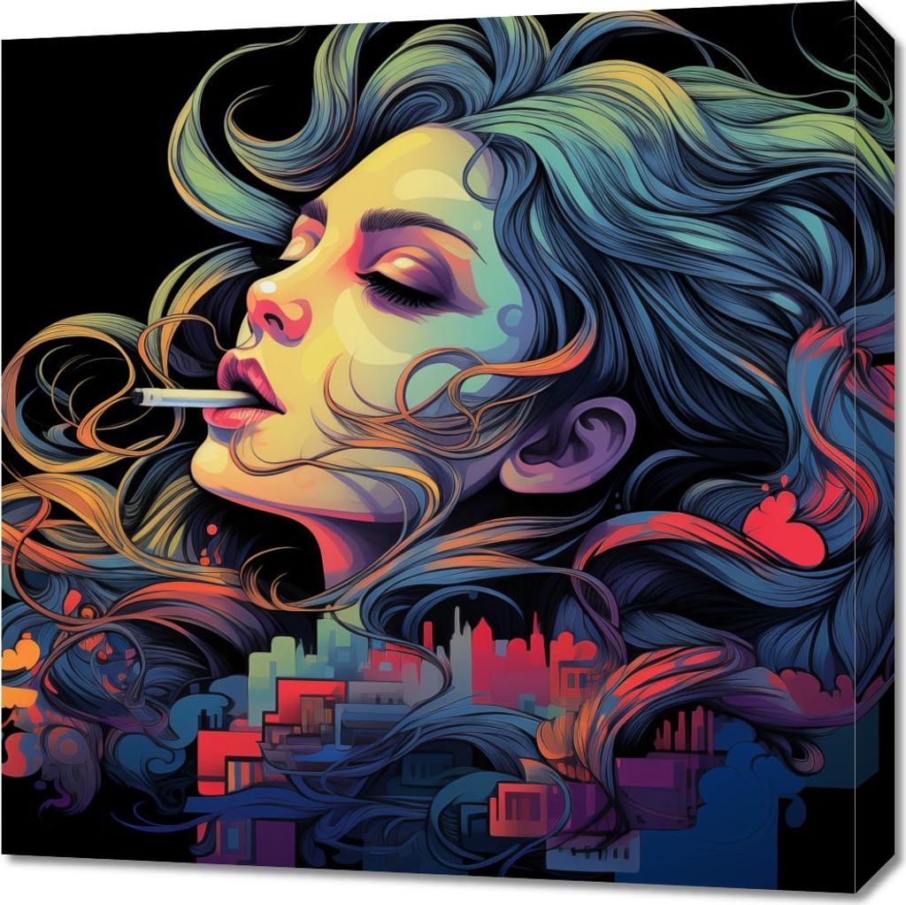 Bild 60x60cm Träume von mir selbst