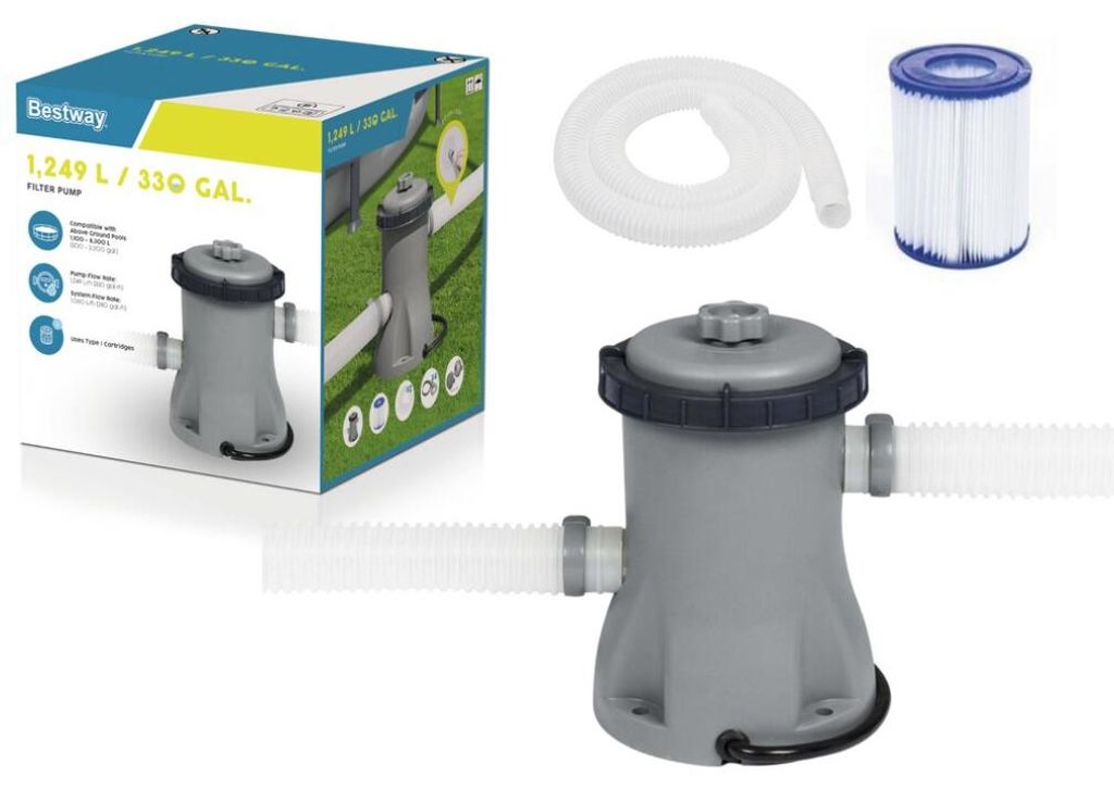 Pompe de filtration pour piscine 1249L / h Bestway 58381 Image du produit 