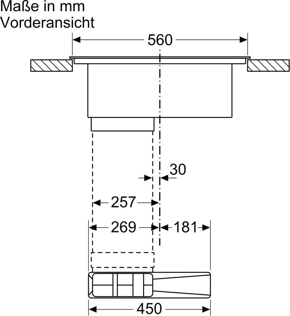 Siemens Kochfeld mit Dunstabzug 60 cm + Flachkanal Produktbild 14