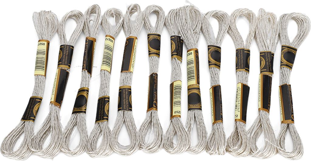 Kreuzstichgarne,Stickgarne,Glänzendes Stickgarn,Stickgarn,8 Meter Kreuzstichgarne,Garne