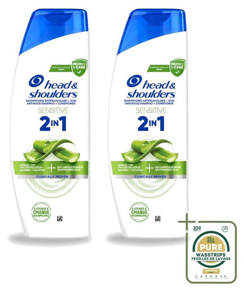 2 confezioni di shampoo 2-in-1 anti-forfora Head & Immagine del prodotto 