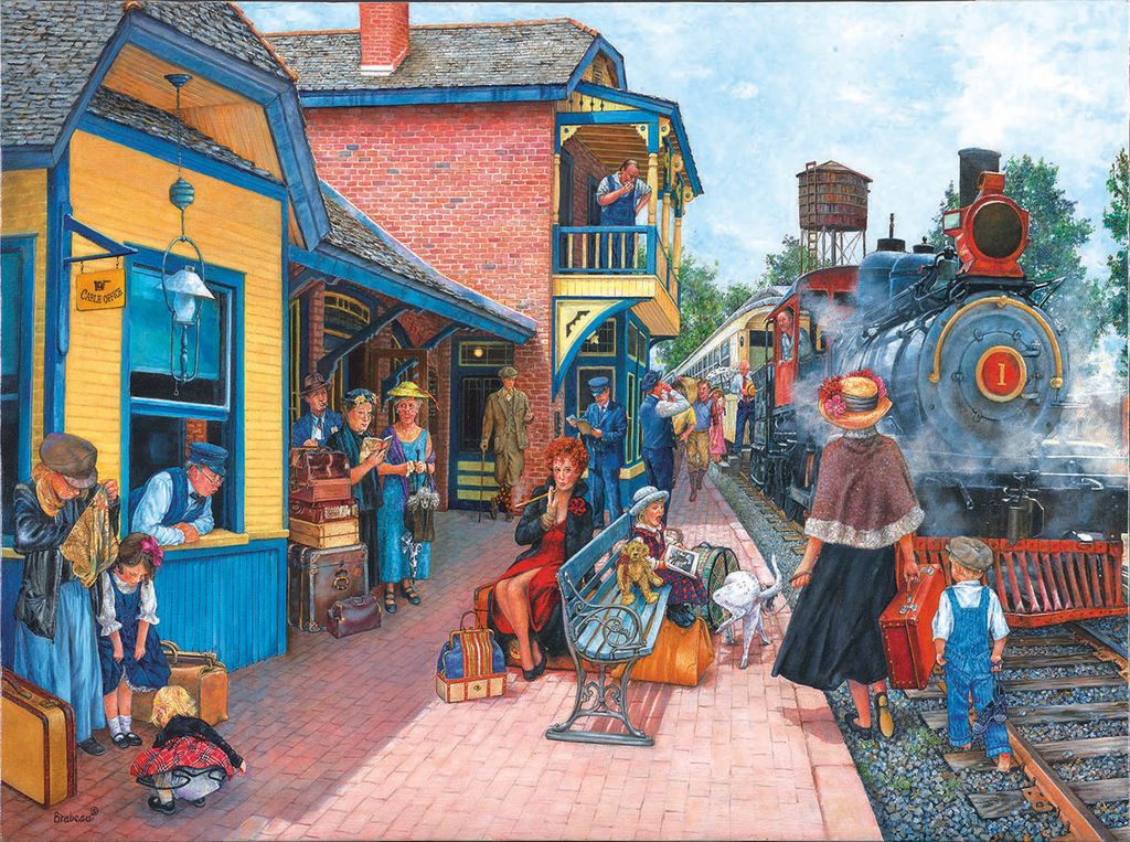 SunsOut Puzzle Bahnhof - 1000 Teile Puzzle