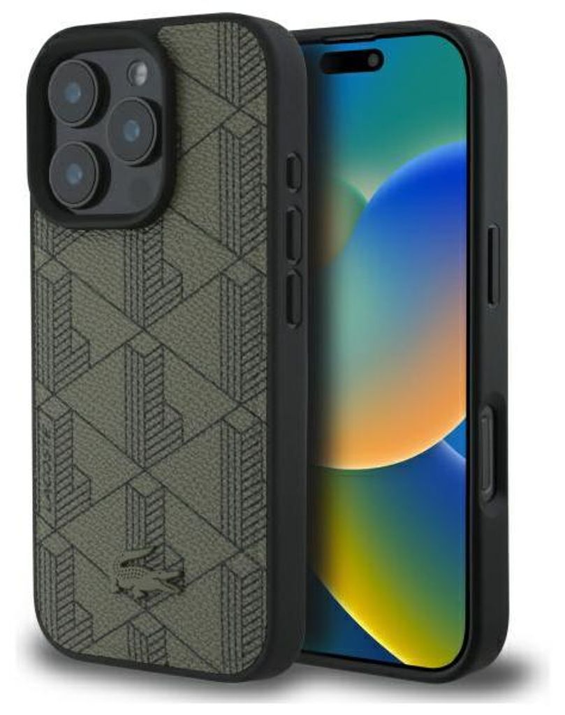 Etui Lacoste Blend Monogram MagSafe do iPhone 16 Pro Zdjęcie produktu 