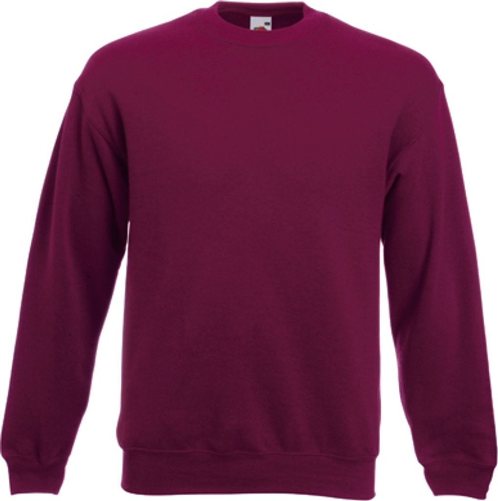 Fruit of the Loom - Premium Set-In-Sweat - Burgundy - S