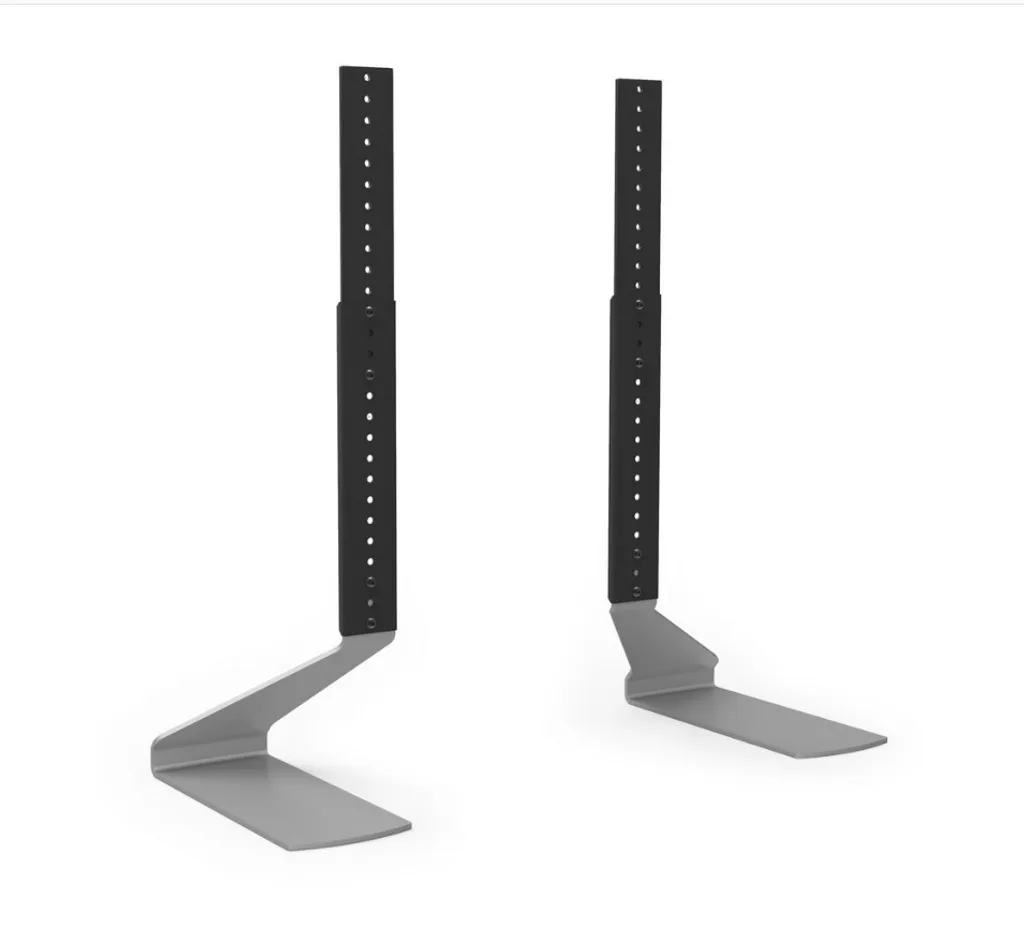 Support mural TV 85 pouces ITB ER035320 robuste en acier Noir et Gris