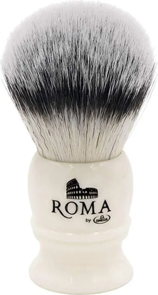 Blaireau de rasage synthétique Omega Roma Colosseo haute densité