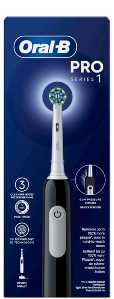 Oral-B Pro 1 Cross Action  Black Produktbild 