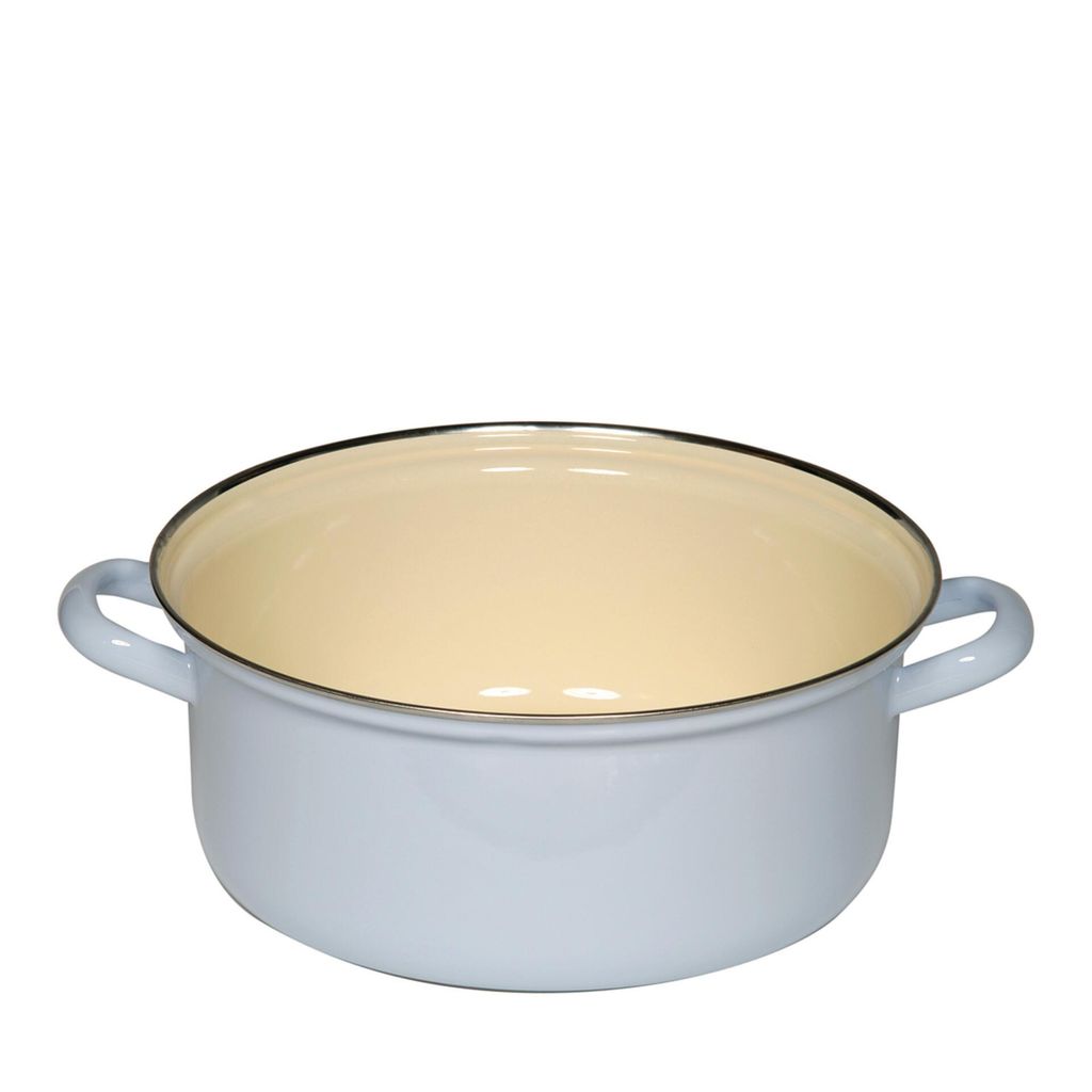 Riess Kasserolle mit Chromrand 24 cm 4,00 l 0282-006 blau Produktbild 