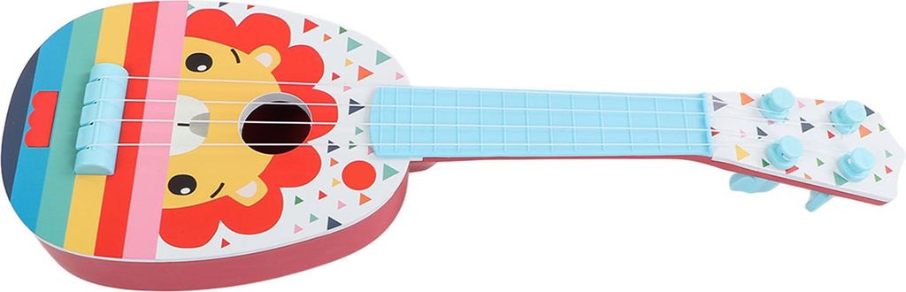 Kinder-Ukulele-Spielzeug, 4 Saiten, hervorragender Klang, simulierte Gitarre, Musikinstrument für Anfänger, Typ 1