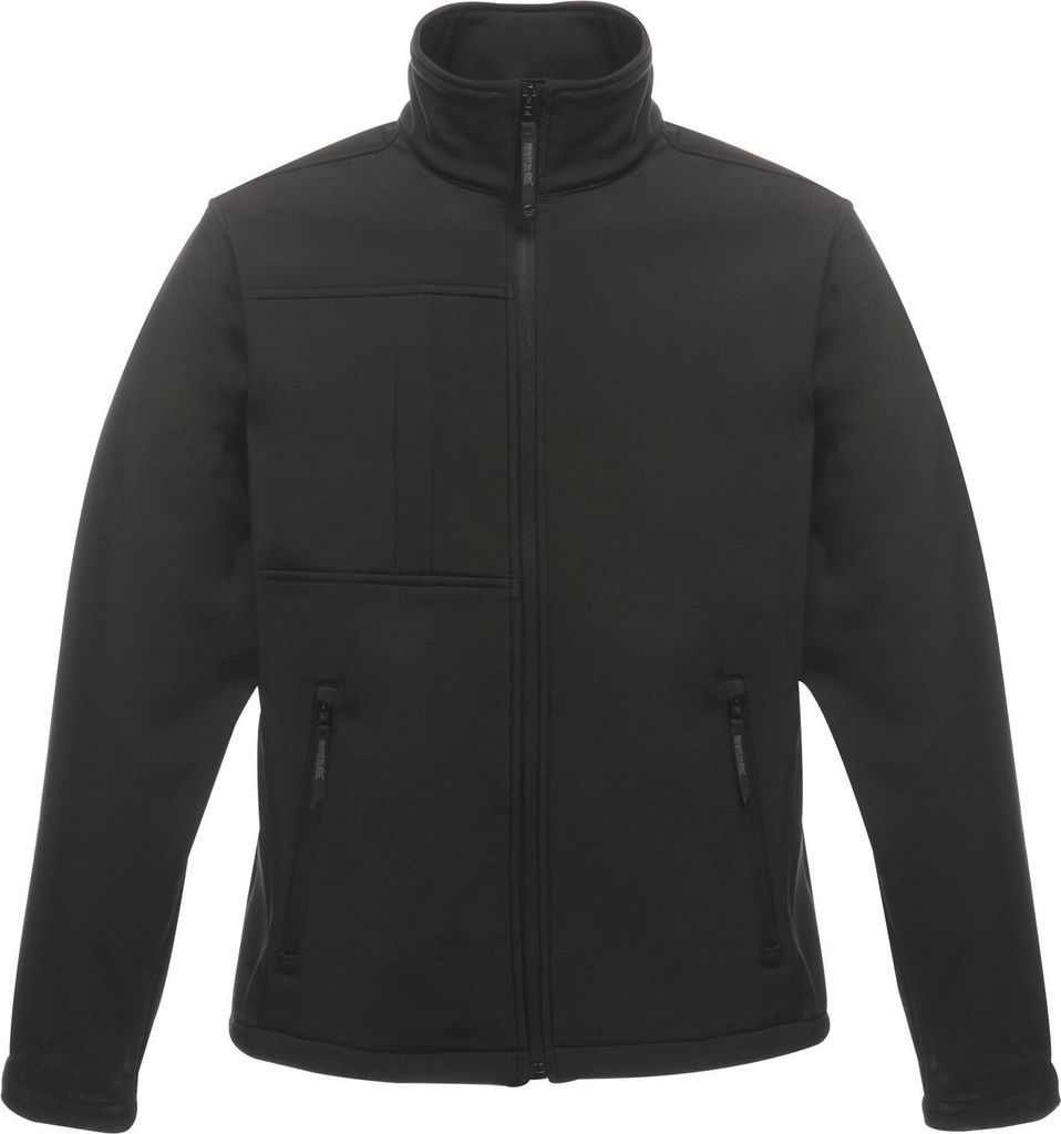 Regatta Professional Herren Octagon II Softshell Jacke LT350 (3XL) (Schwarz/Schwarz)