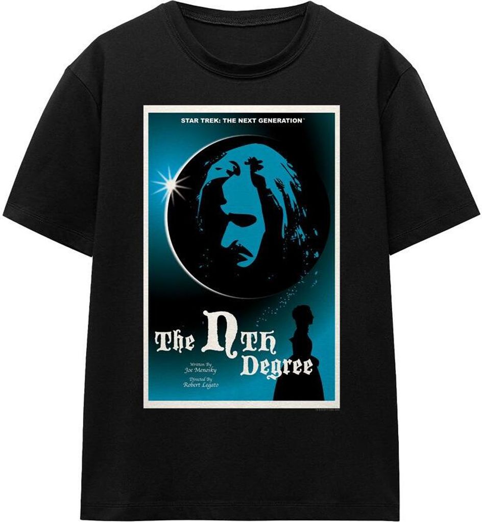 Star Trek - "The Next Generation Season 4 Episode 19" T-Shirt für Herren/Damen Uni TV16455 (S) (Schwarz)