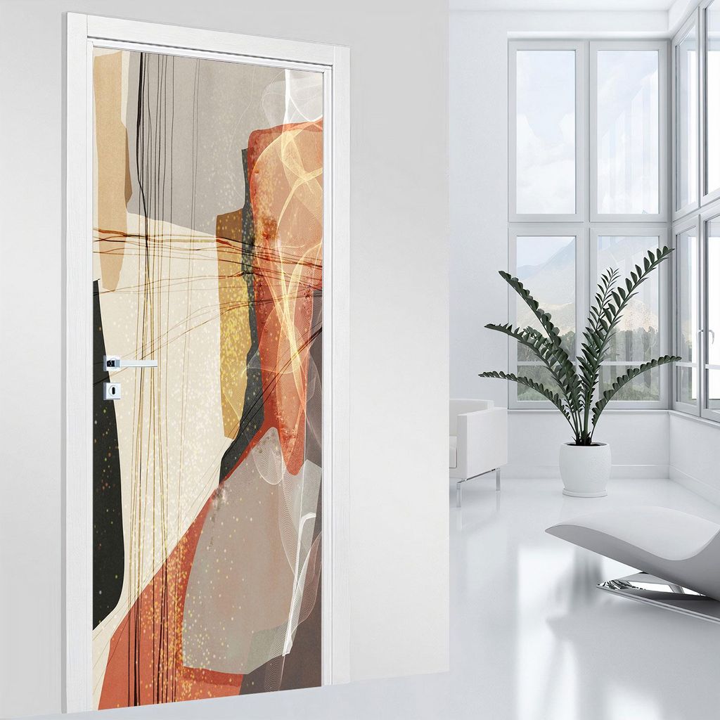 Türsticker – Lumaléa – Design – MAT-Kleber – Breite 83 x H?he 205 cm