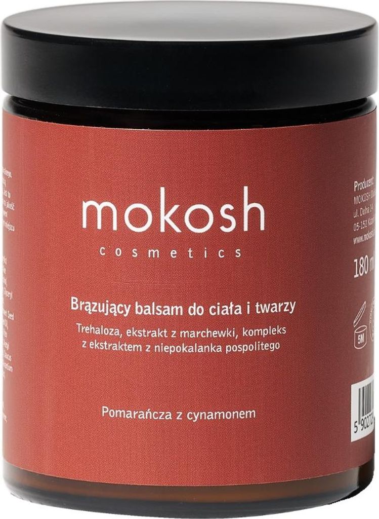 Mokosh Bronzing Balm 180 ml – Balsam brązujący Pomarańcza z Zdjęcie produktu 