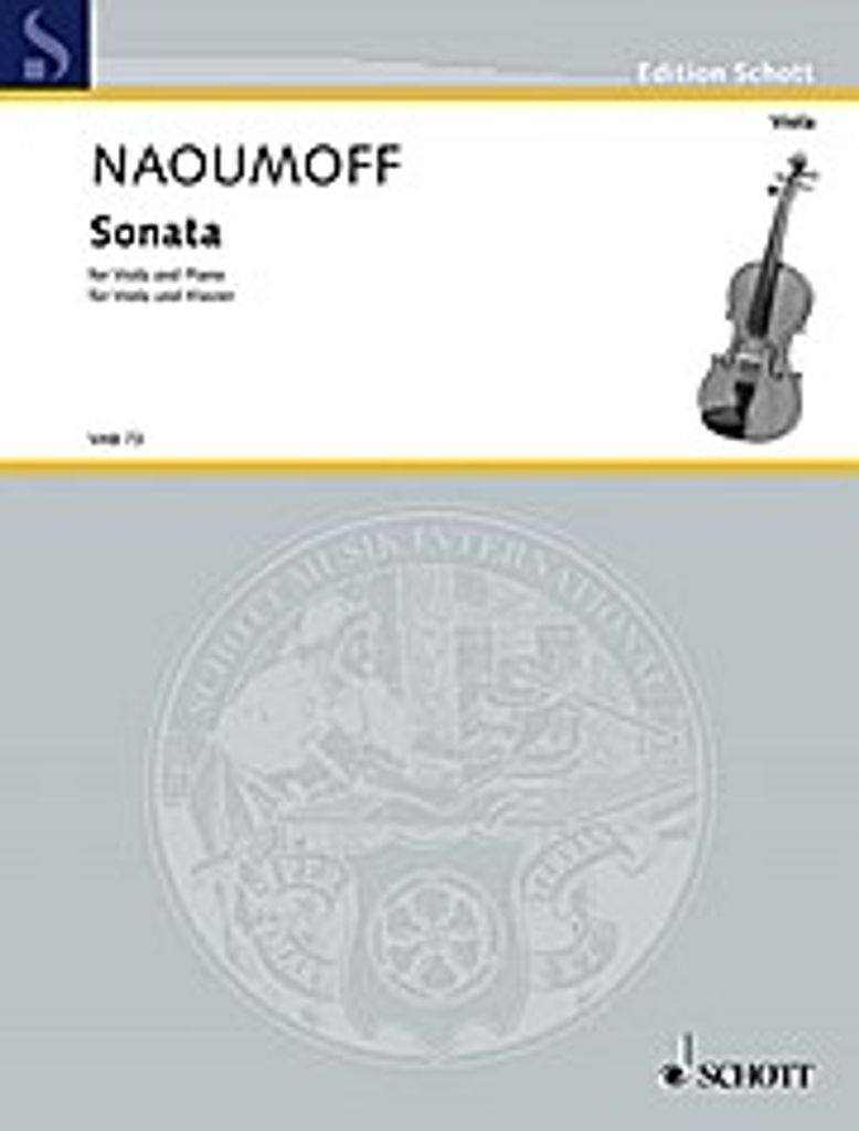 Sonata: for viola and piano. Viola und Klavier. (Edition Schott)
