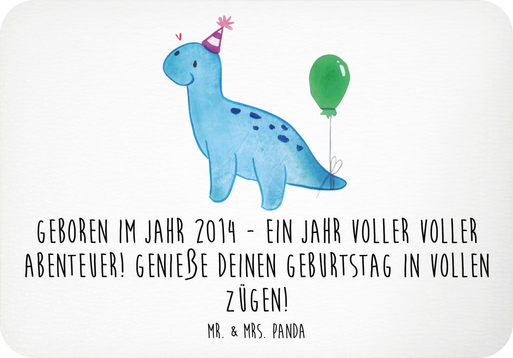 Mr. & Mrs. Panda magnet 2014 Geburtstag Abenteuer - Weiß - Geschenk, Notizhalter, Jahr voller, Geburtsjahr erinnern, whiteboardmagnet, haftmagnet,...
