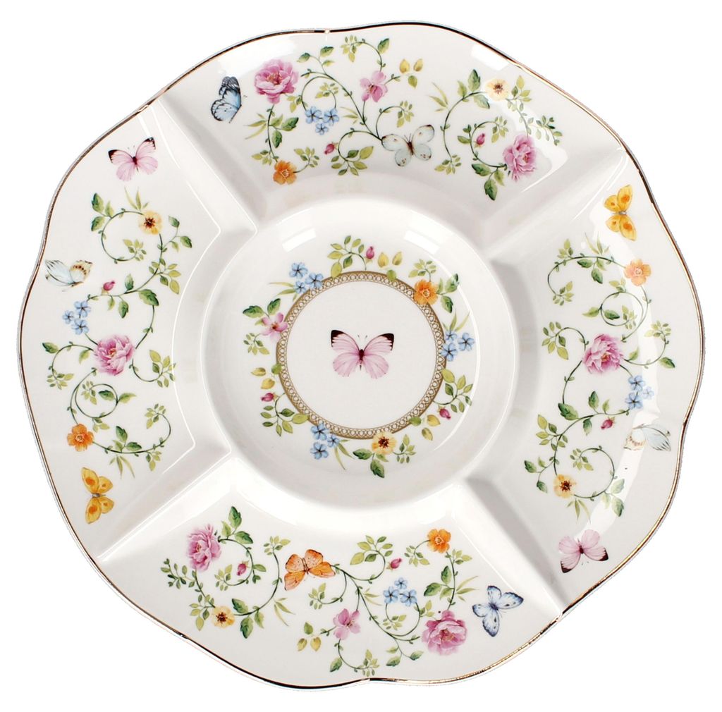 Plat de service « Dancing Butterflies » en porcelaine, Ø Image du produit 