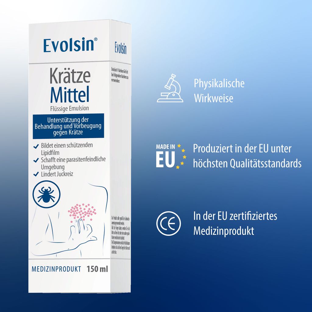 Evolsin Krtze Mittel Emulsion 150 ml Feuchtigkeitscremes