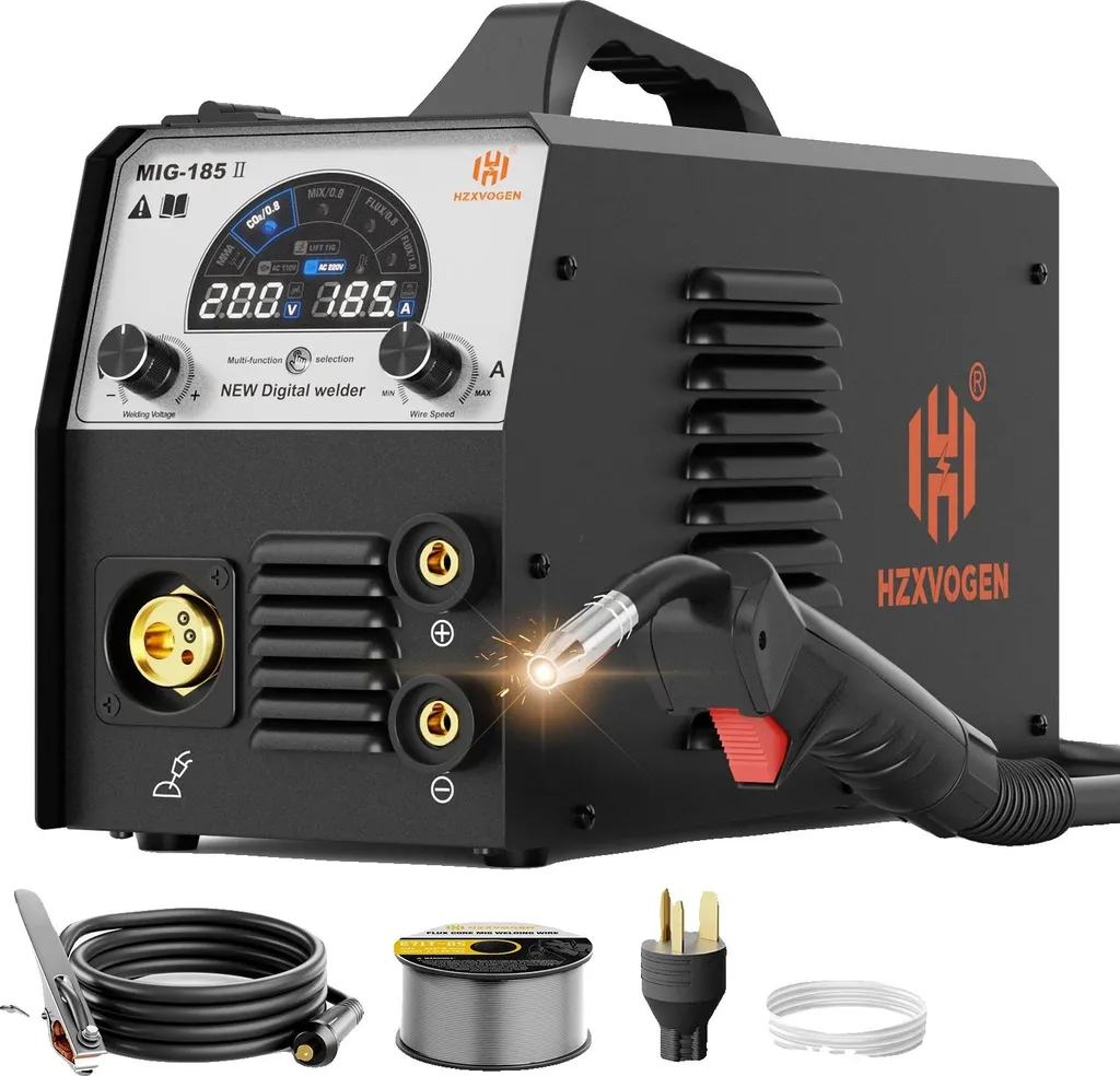 Poste à souder MIG185 Digital Inverter 4 en 1 multi-processus IGBT
