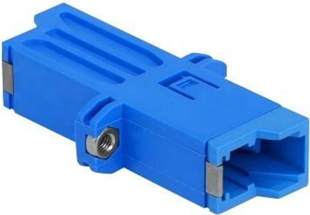 Coupleur Fibre Optique E2000 Simplex Monomode Bleu pour Baie de Brassage - 2