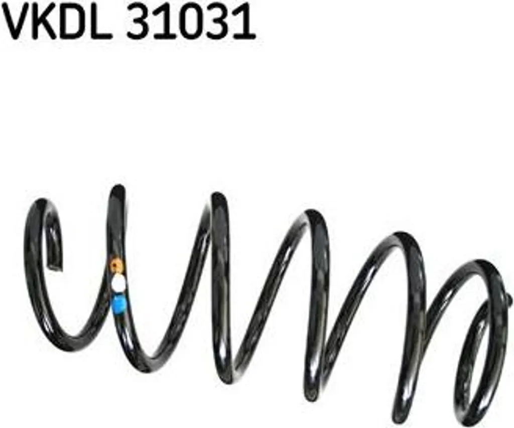 Ressort de suspension hélicoïdal SKF pour châssis VW 1K0411105EF OE