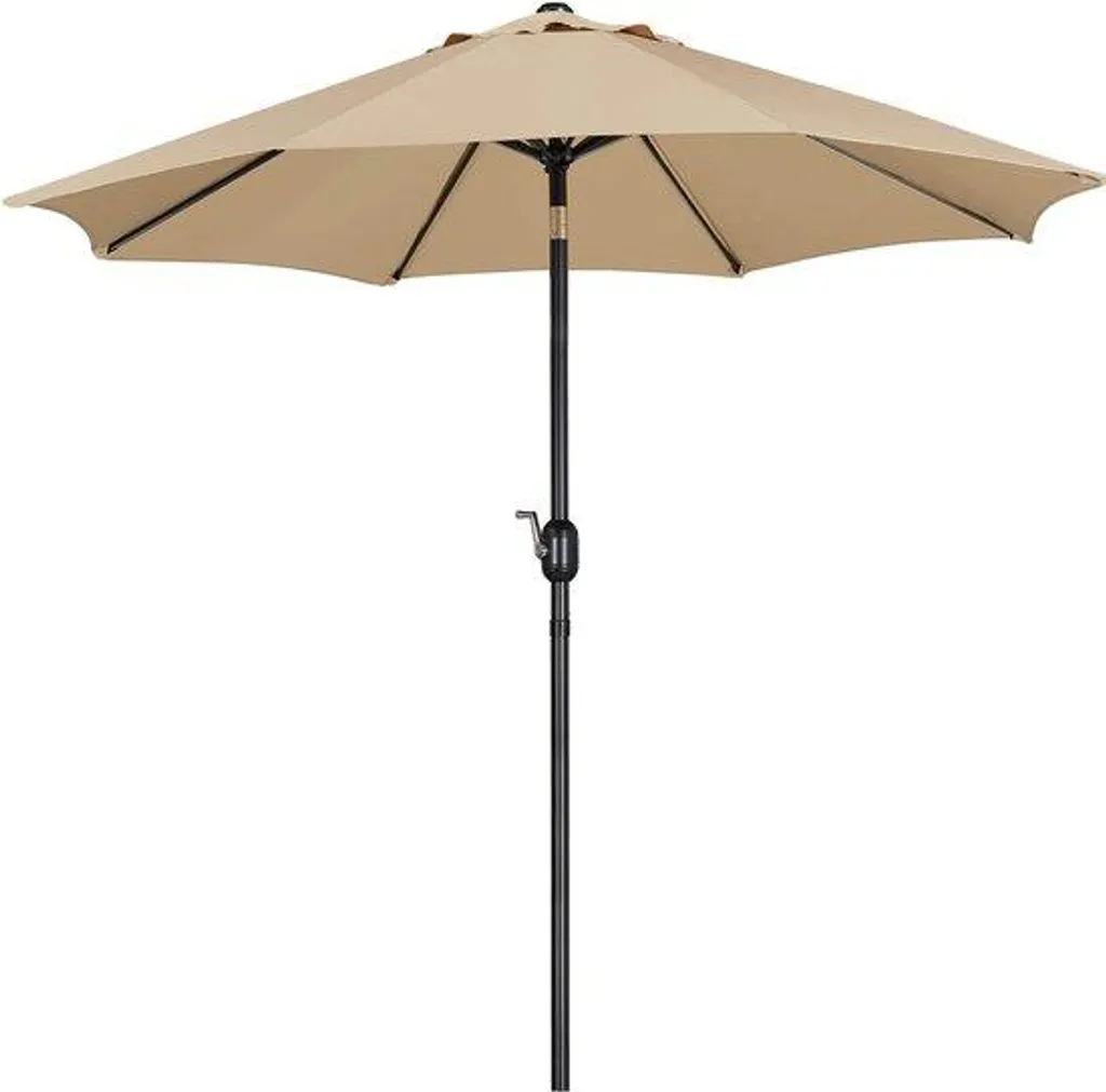 Parasol inclinable pour table de jardin 270 cm protection solaire totale