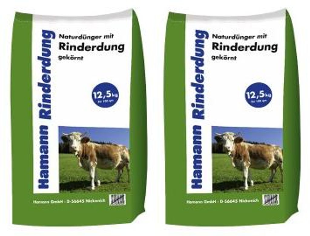 Hamann Naturdünger mit Rinderdung 25 kg Produktbild 