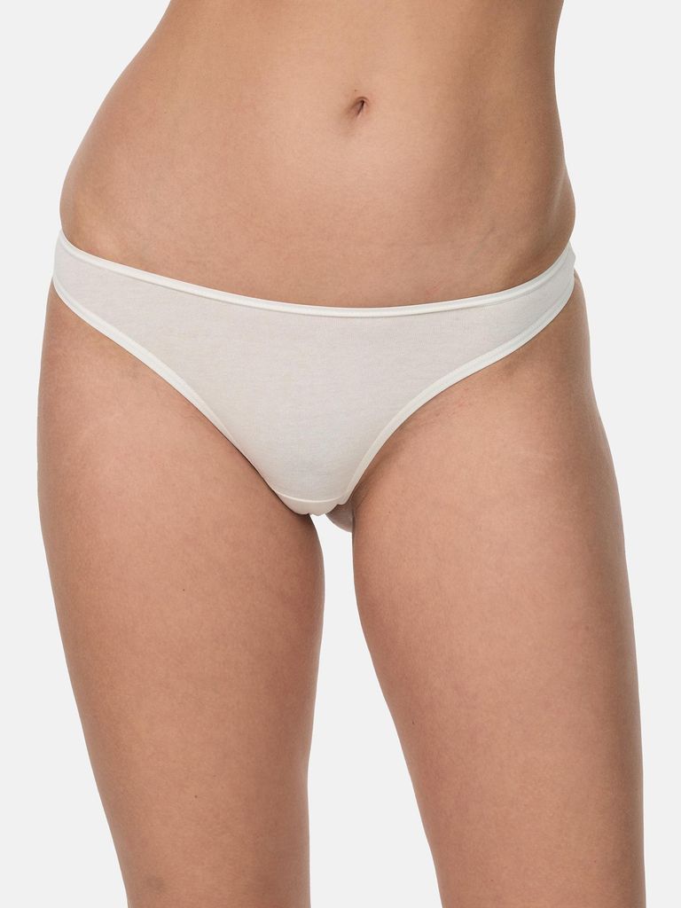 NUR DIE Damen String 5er Pack - weiss - Größe 44-46