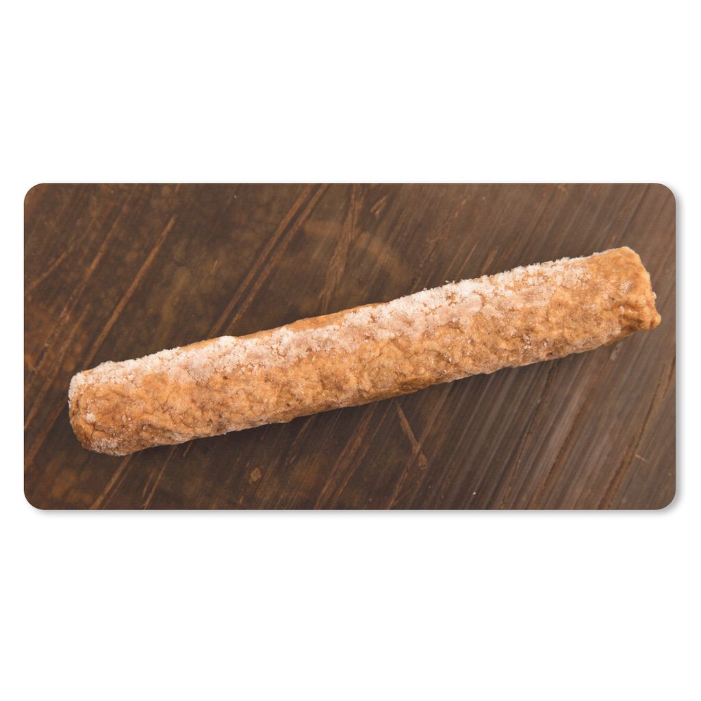 MuchoWow Mauspad Mousepad Ein gefrorener Frikandel auf einem Holztisch 60x30 cm - Mousepads - Maus Mat - Pad - Mausunterlage - Nachhaltig