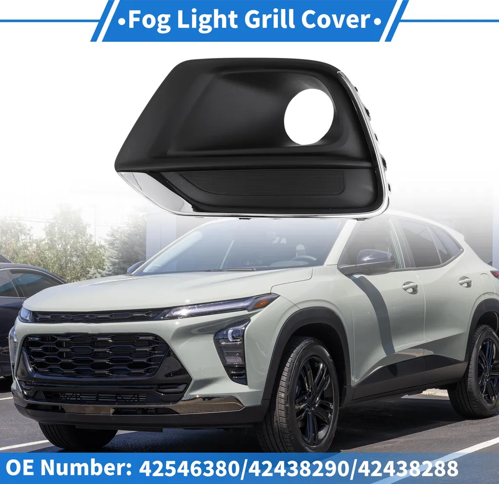 Insert de Calandre Inférieure Argent et Noir pour Chevrolet Trax 2017