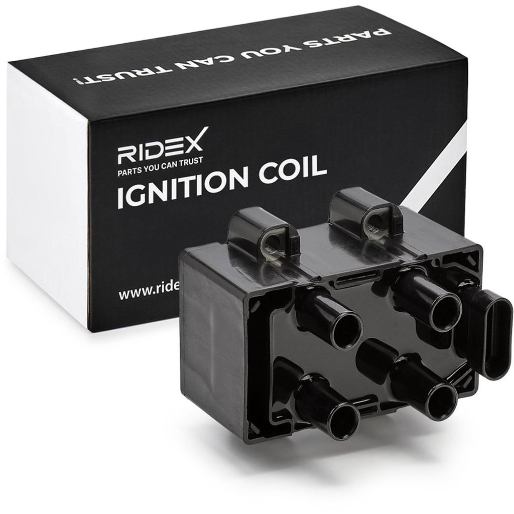 RIDEX 689C0232 Zündspule für RENAULT Clio III Schrägheck Produktbild 