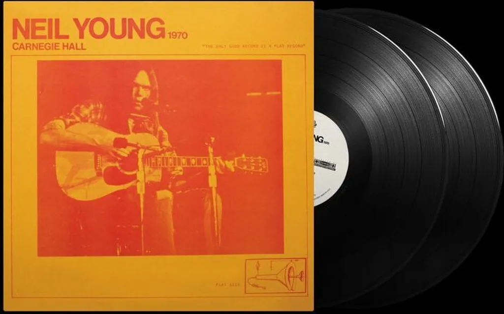 Neil Young Carnegie Hall 1970 Vinyle Live Album Inédit Édition Deluxe