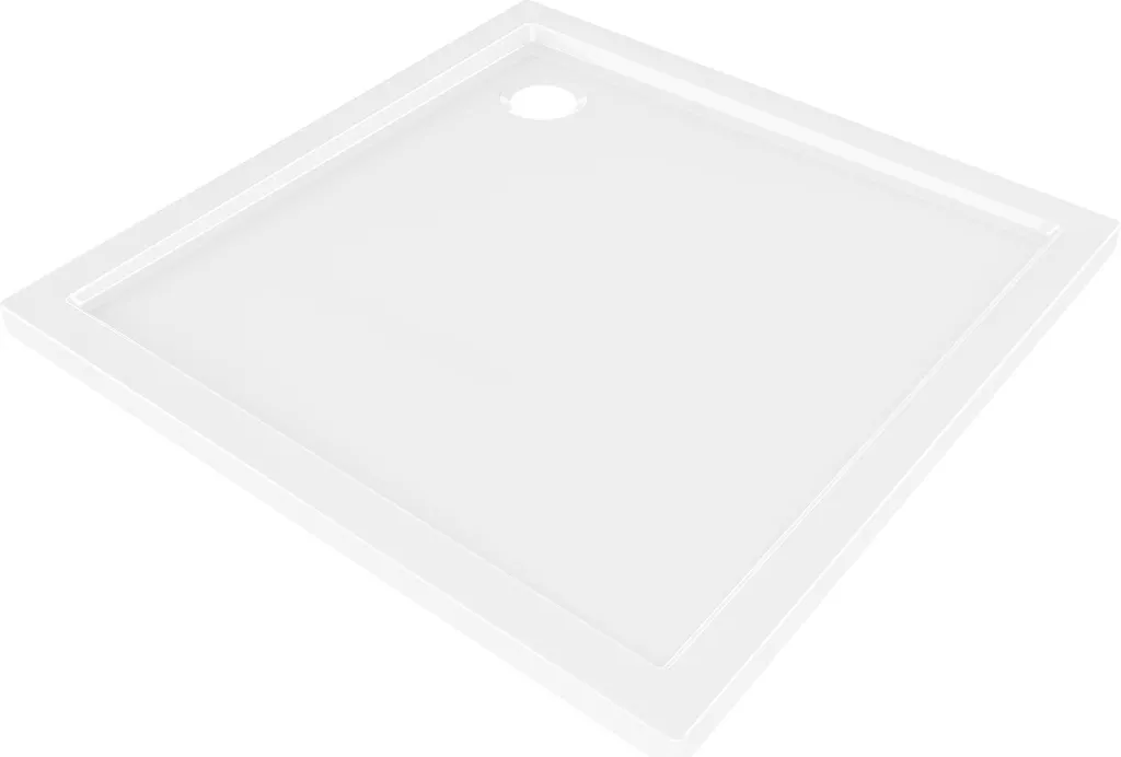 Mexen Flow Piatto Doccia 90x90 Slim Bianco Lucido - Prezzo e Qualità - 1