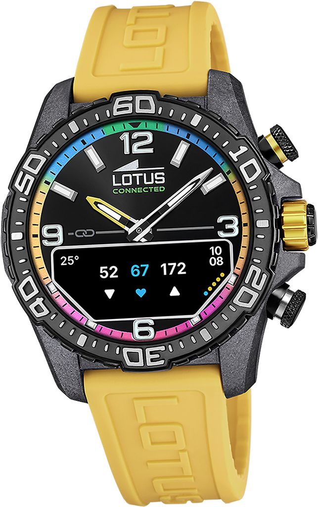 Lotus Kunststoff Herren Uhr Armbanduhr gelb Fashion Sport Multifunktion D2UL20000/8