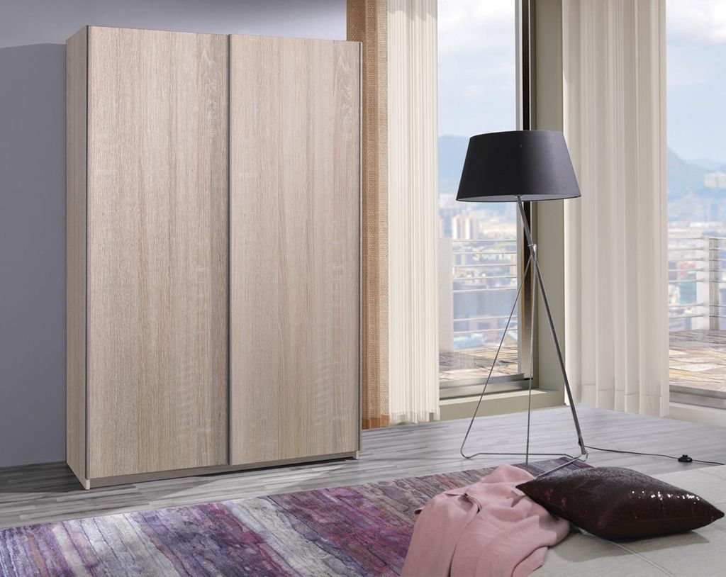 Hoher Kleiderschrank 135 cm WILTON - Sonoma-Eiche