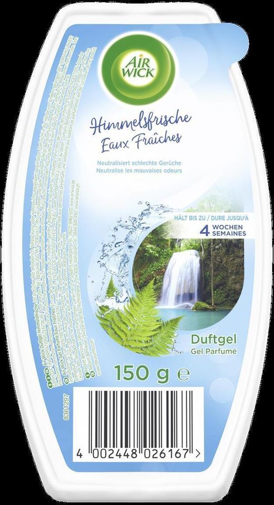 Gel profumato Air Wick Freschezza celeste 150g Immagine del prodotto 