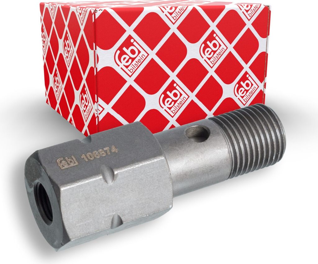 FEBI BILSTEIN Überströmventil 106874 für VOLVO FH 62mm 0,119kg