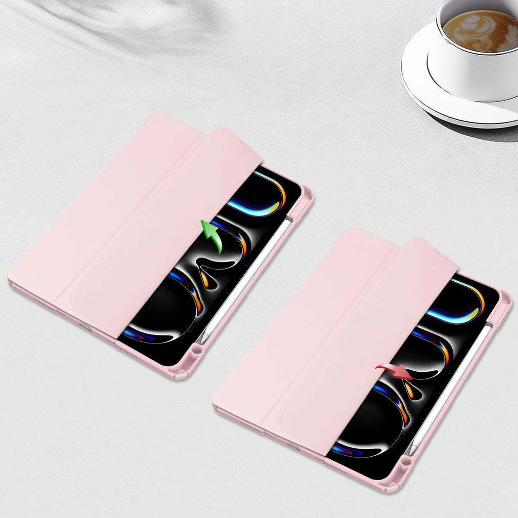 Custodia In Similpelle Con Tracolla E Manico – Per IPad Pro 13/11 2024, IPad Air 13/11, Mini 6/7, Porta Carte E Pencil - 2