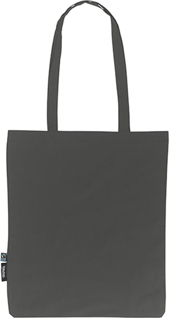 Neutral Shopping Bag With Long Handles