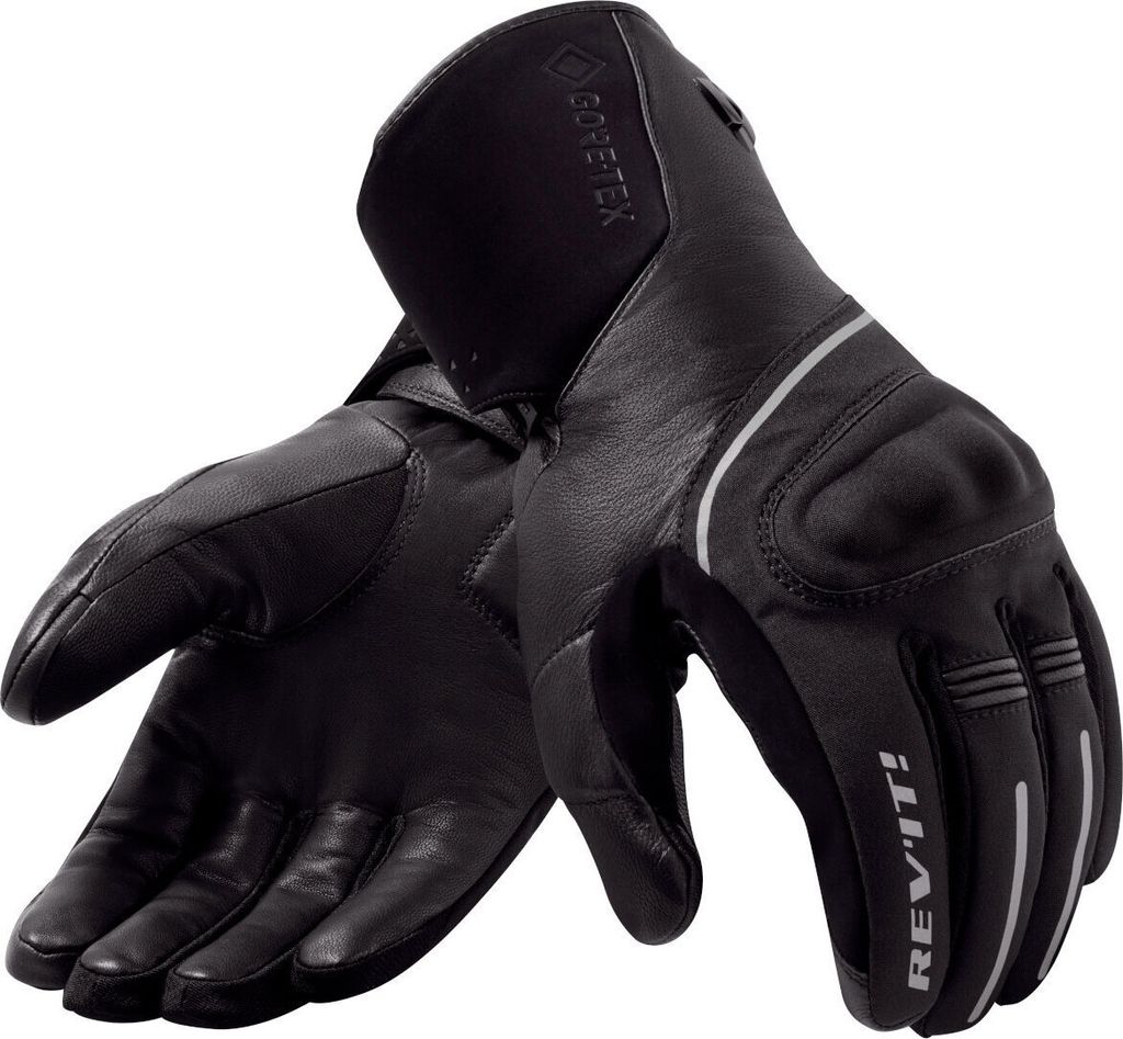 Revit Stratos 3 GTX Motorradhandschuhe, schwarz, M