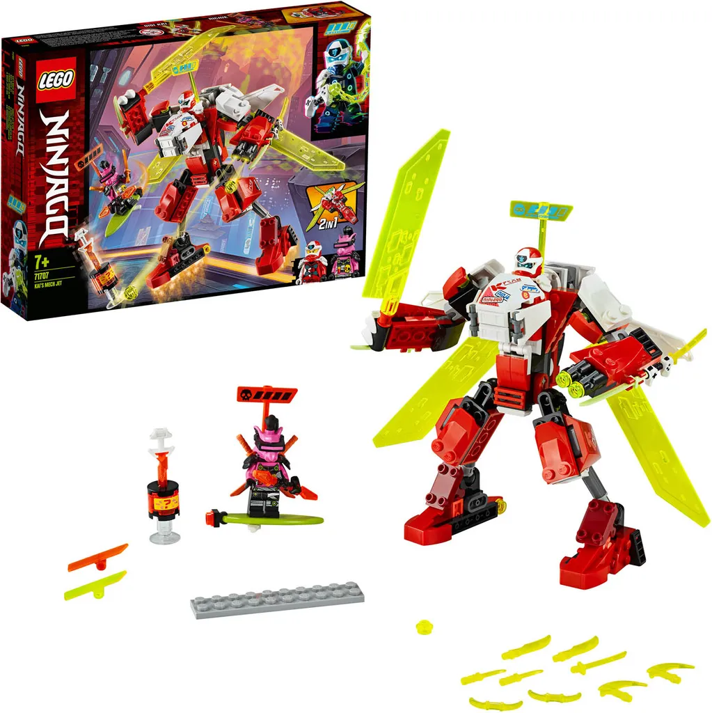 LEGO Ninjago 71707 Avion de Kai pour revivre les courses de Prime Empire