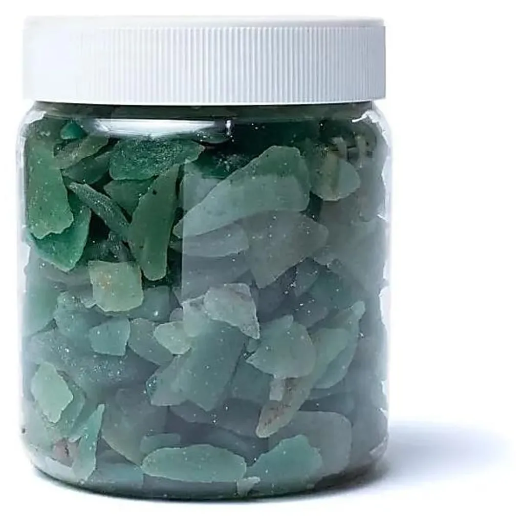 Quartz Vert en Copeaux de 0,5-1,5 cm : Finition Pro pour vos Vases - 2x