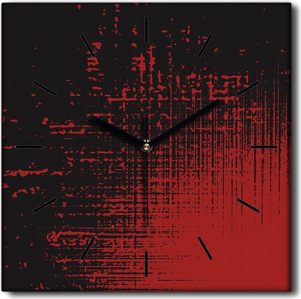 Coloray Uhr auf Leinwand 30x30 cm Wand Uhr Dekoration Produktbild 