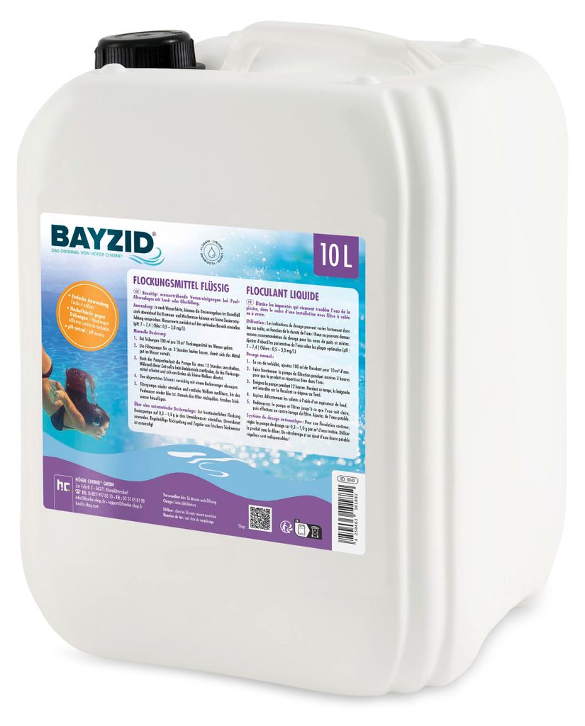 10 L BAYZID® Flockungsmittel flüssig Produktbild 