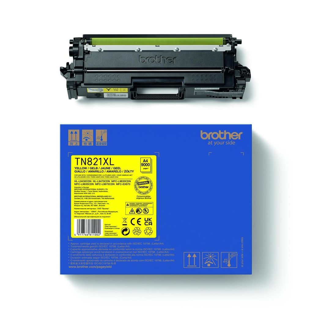 Brother TN - Sehr hohe Ergiebigkeit - Gelb - original - Produktbild 
