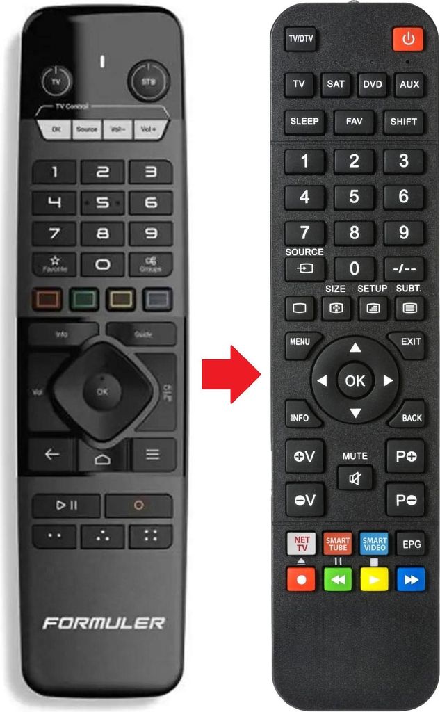 Fernbedienung geeignet für FORMULER Z8-PRO